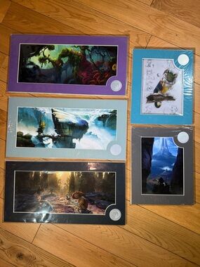 The Croods Limited Edition Laser Cel Set (5) - Sanders Art Studio COA DreamWorks